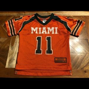 University of Miami Jersey Toddler Size 3T